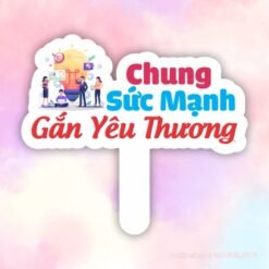 Hashtag cầm tay chung sức mạnh gắn yêu thương