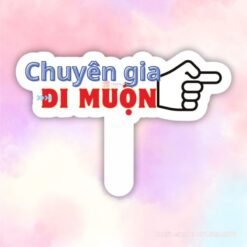Hashtag chuyên gia đi muộn