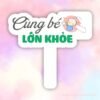 Hashtag cầm tay cùng bé lớn khỏe