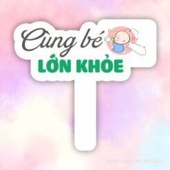 Hashtag cầm tay cùng bé lớn khỏe