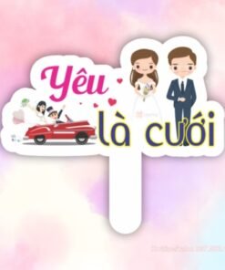 Hashtag đám cưới yêu là cưới