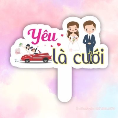 Hashtag đám cưới yêu là cưới