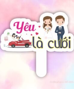 Hashtag đám cưới yêu là cưới