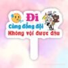 Hashtag cầm tay Đi cùng đồng đội, không vội được đâu