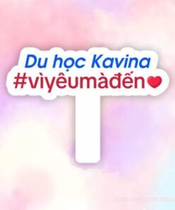 hashtag du hoc kavina vi yeu ma den