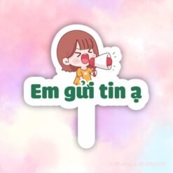 Hashtag em gửi tin ạ