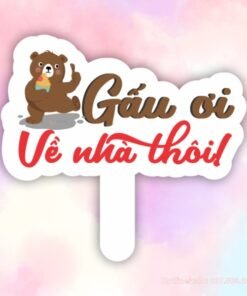 Hashtag cầm tay Gấu ơi về nhà thôi