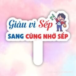 Hashtag giàu vì sếp, sang cũng nhờ sếp