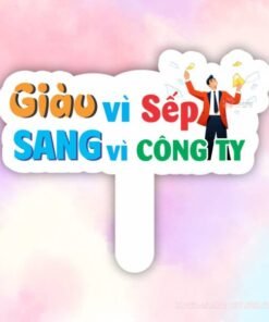 Hashtag giàu vì sếp, sang vì công ty