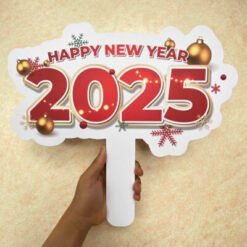 Hashtag happy new year 2025