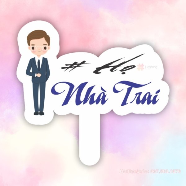 Hashtag họ nhà trai