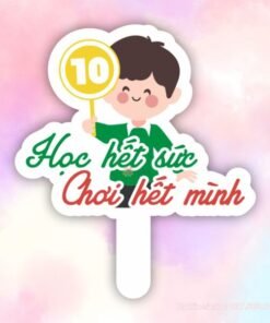Hashtag học hết sức, chơi hết mình