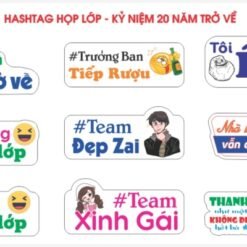 Hashtag họp lớp 20 năm