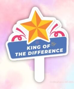 Hashtag cầm tay king of the difference