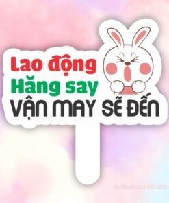 Hashtag lao động hăng say, vận may sẽ đến