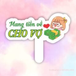 Hashtag mang tiền về cho vợ