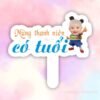Hashtag mừng thanh niên có tuổi