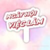 Hashtag cầm tay Ngày hội việc làm