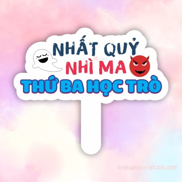 Hashtag nhất quỷ nhì ma thứ ba học trò