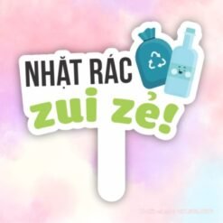 Hashtag nhặt rác vui vẻ