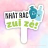 Hashtag nhặt rác vui vẻ