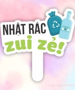 Hashtag nhặt rác vui vẻ