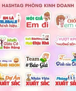 Hashtag phòng kinh doanh