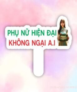 Hashtag phụ nữ hiện đại không ngại AI