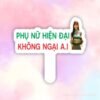 Hashtag phụ nữ hiện đại không ngại AI