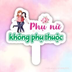 Hashtag cầm tay phụ nữ không phụ thuộc