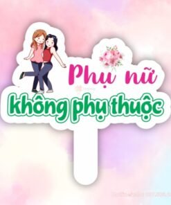 Hashtag cầm tay phụ nữ không phụ thuộc
