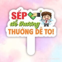 Hashtag sếp dễ thương, thưởng dễ to