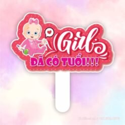 Hashtag sinh nhật Girl đã có tuổi