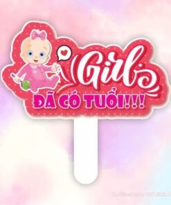Hashtag sinh nhật Girl đã có tuổi