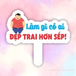 Hashtag làm gì có ai đẹp trai hơn sếp