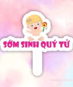 Hashtag cầm tay Sớm sinh quý tử