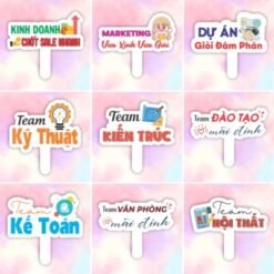 Hashtag team các phòng ban trong Công ty