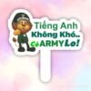 hashtag tieng anh khong kho co army lo