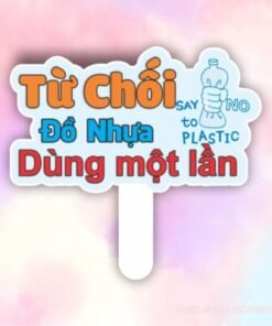 hashtag tu choi do nhua dung mot lan