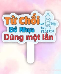 hashtag tu choi do nhua dung mot lan