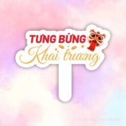 Hashtag tưng bừng khai trương