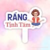 Hashtag cầm tay Ráng tịnh tâm