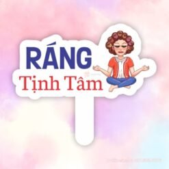 Hashtag cầm tay Ráng tịnh tâm