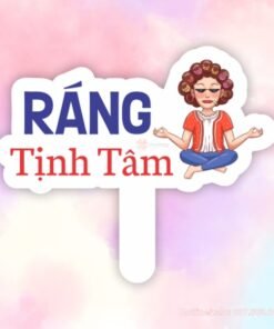 Hashtag cầm tay Ráng tịnh tâm