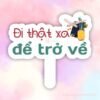 Hashtag cầm tay Đi thật xa để Trở Về