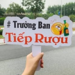 Hashtag cầm tay trưởng ban tiếp rượu