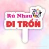 Hashtag rủ nhau đi trốn