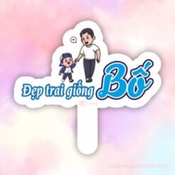 Hashtag cầm tay đẹp trai giống bố