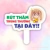 Hashtag rút thăm trúng thưởng 'tại đây'