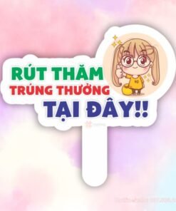 Hashtag rút thăm trúng thưởng 'tại đây'